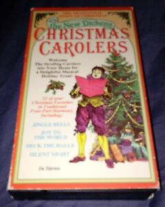 New Dickens Christmas Carolers VHS 1990 4-part Harmony Christmas Classics