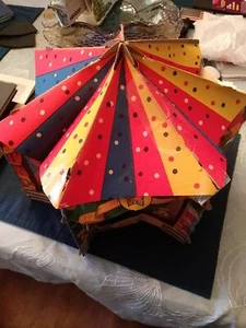 Big Top Circus 1950 Popup Children's Book From Holland RARE 3D Pop Up Read Old - Picture 1 of 9