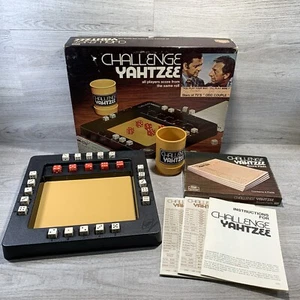 Vtg 1974 Challenge Yahtzee Game by Milton Bradley Complete W/ Extra Score Pads - Picture 1 of 11