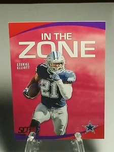 Ezekiel Elliott In The Zone Score No. IZ-EE Red Dallas Cowboys  - Picture 1 of 2