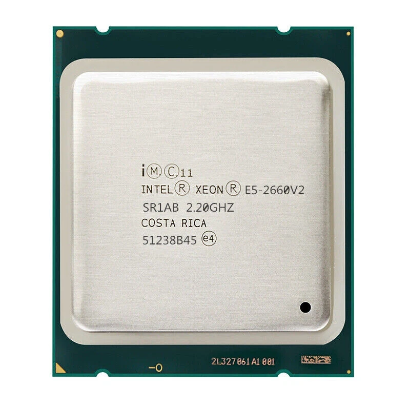 Intel Xeon E5-2660 V2 2.2GHz 10-Core 20T 25M PROCESSOR SOCKET 2011 95W CPU - Image 1 of 1