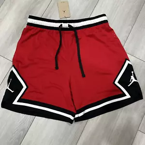 ¡NUEVO! Pantalones Cortos Nike Para Hombre Jordan Dri-Fit Diamante Rojo Negro Blanco XL Vintage Retro - Imagen 1 de 5