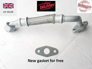 OIL return PIPE for turbocharger VW SEAT AUDI SKODA 028145736 AH 1 yr warranty - Picture 1 of 7