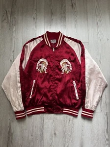 Sukajan 1974 Jungle Storm Padded Souvenir Jacket Red Size M (medium) Vintage - Picture 1 of 10