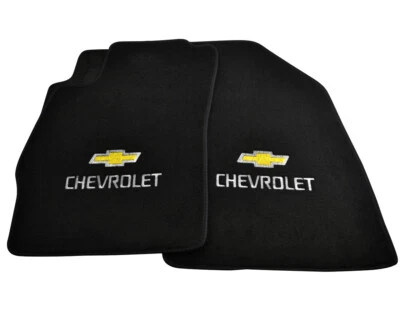Alfombrillas para Chevrolet Aveo 2011- alfombras negras a medida con emblema Chevrolet Foto 1 de 4
