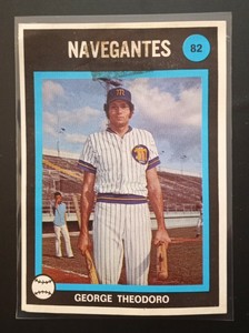 1973-74 George Theodore RC Venezuelan Winter League Sticker #82