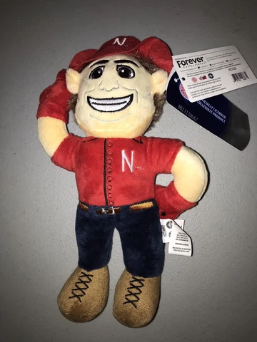Big Red Nebraska Forever Collectible Team Bean 10” Plush Cover