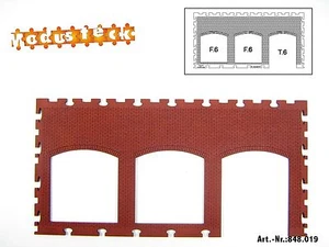 Spur 0 Modusteck Gebäudewand Element 4 Art.-Nr.: 848019 Binderverband - Picture 1 of 1