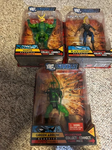 2009 DC Universe Classics BLACK CANARY, green arrow, Mantis Wave 9 Cover