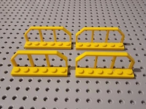 Lego Zaun Gitter Absperrung 1x6x2 Gelb 4 Stk. City System 6583 A148 - Picture 1 of 1