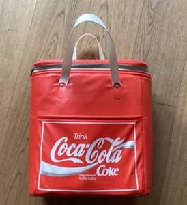 Coca Cola Vintage Kühltasche 70er 80er 90er Jahre Tragetasche Retro Kühlbox - Bild 1 von 5