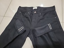 NEW 32×32 Selvedge Simon Miller Macon M001 Narrow Black Raw Denim Jeans USA Made