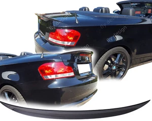 Spoiler adecuado para BMW E82 Cabrio, Sport 1er, tipo P-Still, de ABS, nuevo - Imagen 1 de 12