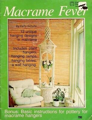Macramé Fever 12 Unique Hanging Home Decorating Patterns By Craft Pub - Image 1 of 4