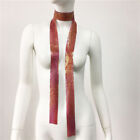 Shiny Metallic Sequins Neck Tie Neckerchief Evening Long Strip Glitter Necklace
