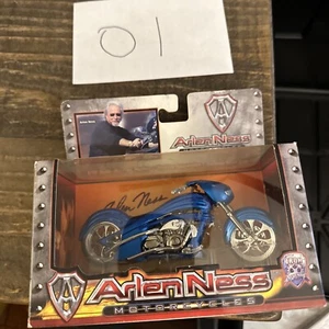 Arlen Ness Iron Legends Motorcycle 1:18 Die Cast Replica NOS #99210 Original Box - Picture 1 of 1