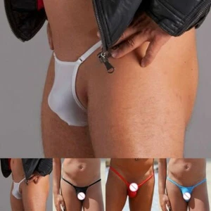 Sexy Herren Bikini G-String Beutel Tanga Unterwäsche Elastisch Bademode Micro T-Back - Bild 1 von 17