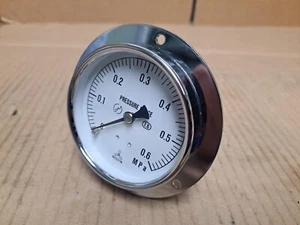 Nisshin 0-0.6 MPa Pressure Gauge NEW Part No. DU38X70X6MPA - Picture 1 of 7