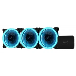 Aerocool Rev RGB Pro, Kit da 3 ventole Rev RGB da 120mm con Led RGB e relativo c - Zdjęcie 1 z 7