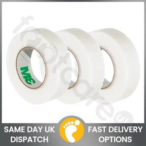 3M MICROPORE Latex Free Surgical Tape 1.25cm x 9.1m Gentle Medical Tape x3 Rolls - Picture 1 of 4