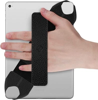 PU Leather Handle Grip Hand Strap Holder with Elastic Belt for 7-10 inch Tablets - Image 1 of 4