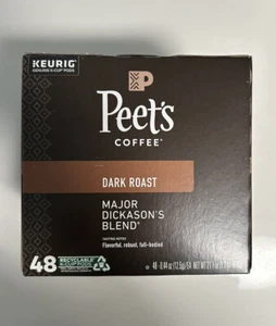 Peet's Coffee 144 K-Cups Major Dickason’s Blend, Dark Roast, Keurig Pods