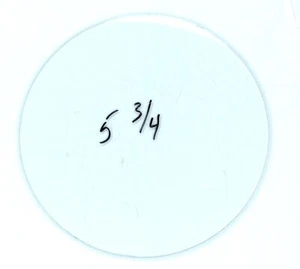 Clock Glass 5-3/4 Inches Flat Round NOS GLASS - WP11 - Picture 1 of 1