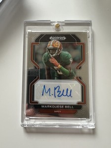 2022  Panini Prizm Draft Picks Football Markquese Bell SS-MBE Auto SP