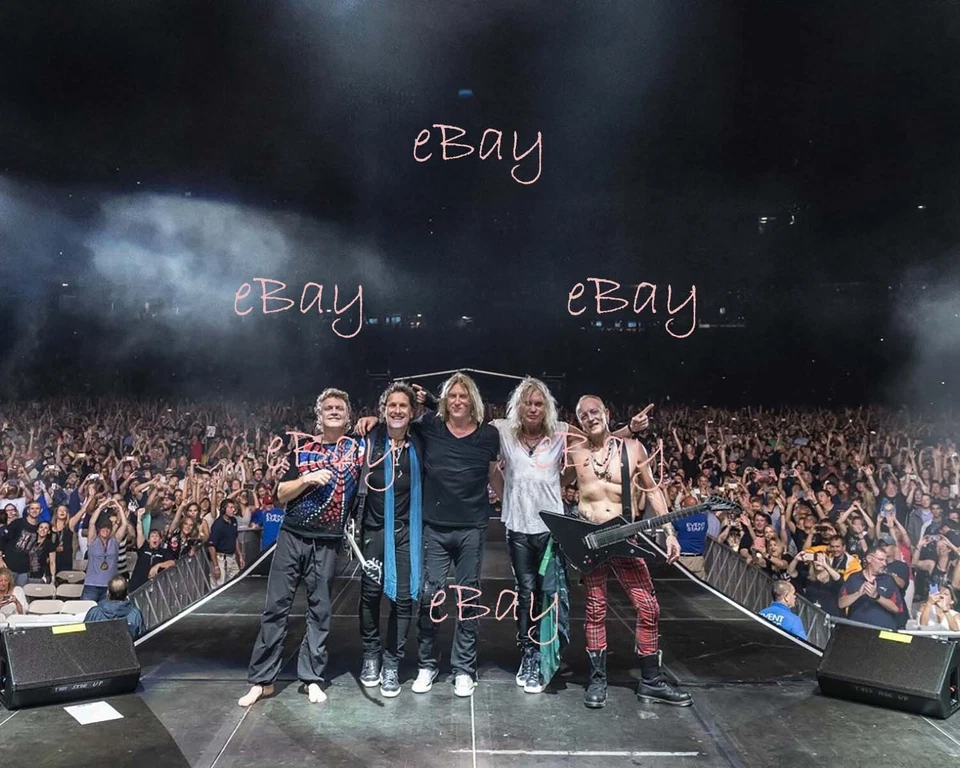 Def Leppard Rock Bank  8X10 Photo Reprint - Image 1 of 1