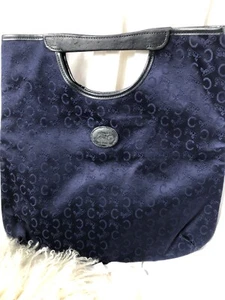 Bolso de Mano Celine Edición Limitada De Colección Grande Azul Marino Fabuloso y Chic ¡Hallazgo Raro!¡! - Imagen 1 de 12