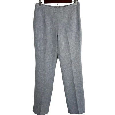 LE SUIT STRAIGHT LEG LINED CAREER PANTS IN NAVY WHITE NWT WOMEN'S SIZE 2P - Image 1 of 4