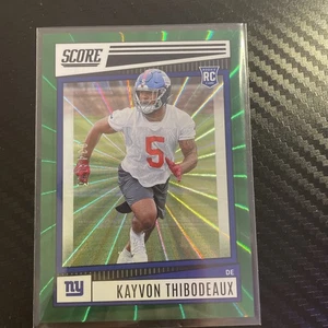 2022 panini score football Green Holo /125 Rc Kayvon Thibodeaux - Picture 1 of 2