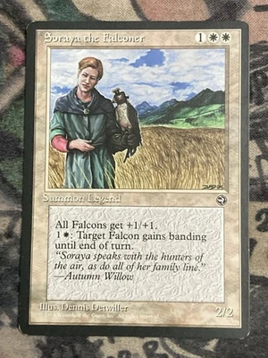 MTG Soraya the Falconer Homelands Regular Rare Magic The Gathering Reserve List - Image 1 of 3