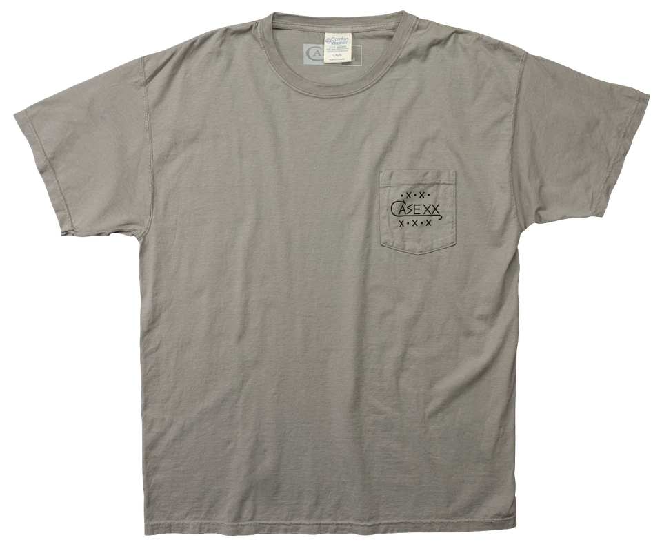 CASE XX Cuchillos Hormigón Gris Algodón Estuche Tang Stamp 41209 XX-Camiseta Grande Foto 1 de 2