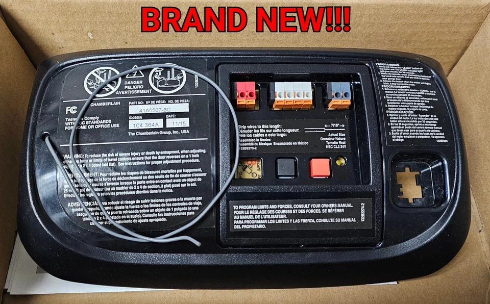 LiftMaster Circuit Board 041A5507-6C Receiver Logic Board 390MHz - Red Learn Btn