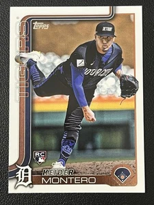 2025 Topps SERIES 2 Keider Montero RC Detroit Tigers Rookie Baseball Card #665 - Picture 1 of 2