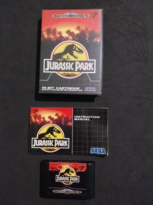 JURASSIC PARK SEGA MEGADRIVE PAL MULTI USATO COMPLETO - Immagine 1 di 4