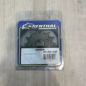 Piñón Renthal - Delantero para Honda - 14 dientes 450--520-14GP TRX 400EX 2005-2008 - Imagen 1 de 5