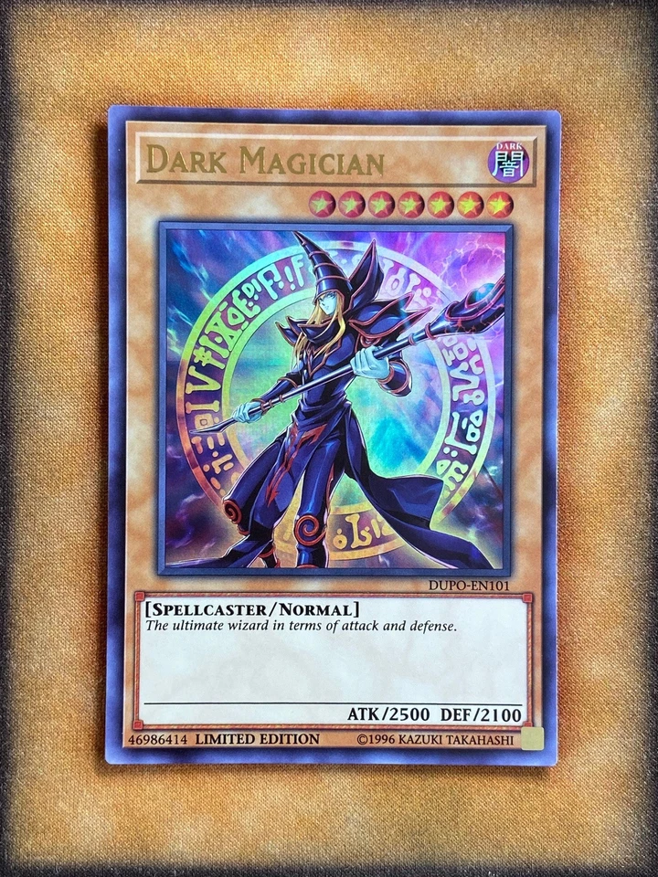 Yugioh Dark Magician DUPO-EN101 Ultra Rare Limited Edition NM - Image 1 of 1