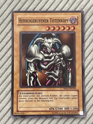 Yu-Gi-Oh! Herbeigerufener Totenkopf RP01-DE024 - Vintage ! - Bild 1 von 2