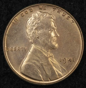 1941 ✨Lustrous UNC to Choice-🔴RED🔴 to RB Lincoln Cent5️⃣Coin Lot🌟 (25-108) - Picture 1 of 10