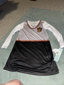 Harry Potter Hermione School Uniform Nightgown/Shirt Sz L 10/12 - Picture 1 of 3