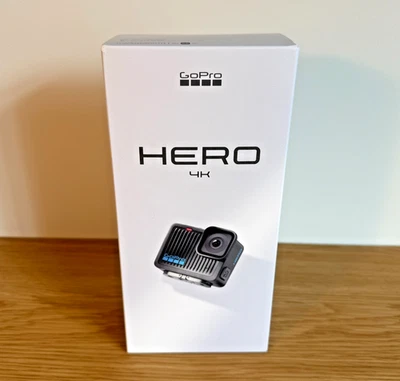 GoPro Hero 4K - Compact Waterproof Action Camera Black - Brand New & Sealed - Image 1 of 4