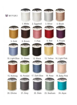 Miyuki Beading Nylon Thread, 55 Yards / 50m Spool, 330dtex / 0.2mm Made in Japan - Image 1 of 2