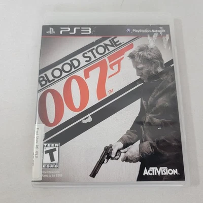 PS3 Playstation 3 Blood Stone 007 Rated T подростковая игра Джеймс Бонд w руководство проверено - Изображение 1 из 3