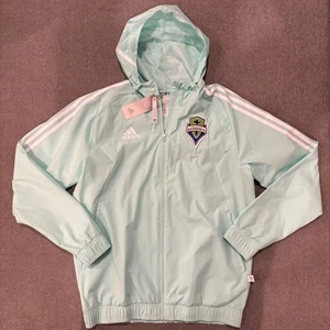 Adidas '22 Seattle Sounders FC - "End Plastic Waste" Jacket Size M - NWT - Picture 1 of 7