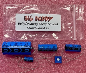 Bally/Midway Cheap Squeak Sound Board Repair Kit Free US Shipping - Picture 1 of 1