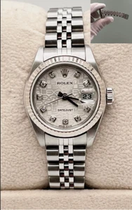 Rolex Datejust Ladies 79174 Factory Jubilee Diamond Dial Steel 18K Gold 2004 - Picture 1 of 8