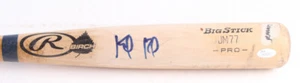 KEIBERT RUIZ SIGNED GAME USED RAWLINGS BIRCH BIG STICK JM77 PRO BASEBALL BAT JSA - Picture 1 of 4