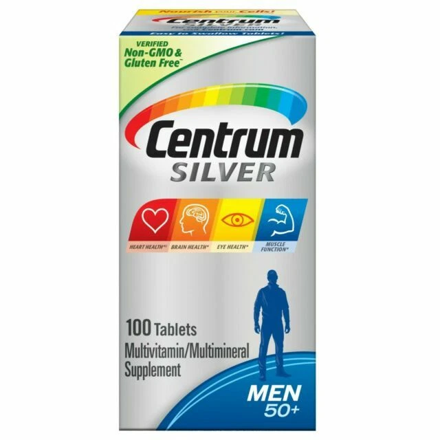 Centrum Silver Men 50 Plus - 100 Tablets